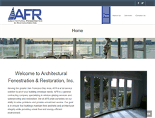 Tablet Screenshot of afrwindows.com